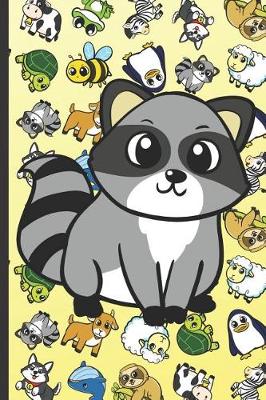 Book cover for Raccoon Animal Party Notebook