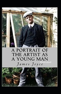 Book cover for A Portrait of the Artist as a Young Man illustrated