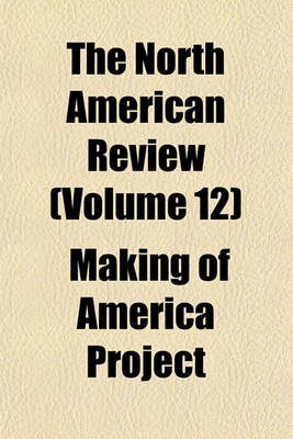 Book cover for The North American Review (Volume 12)