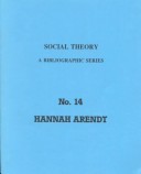 Book cover for Hannah Arendt