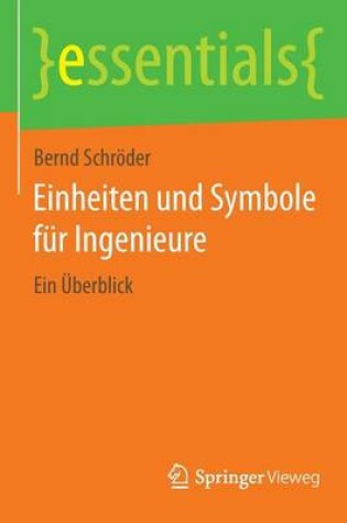 Cover of Einheiten und Symbole fur Ingenieure