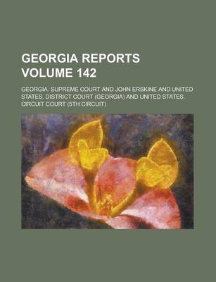 Book cover for Georgia Reports Volume 142