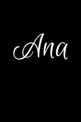 Book cover for Ana