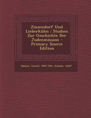 Book cover for Zinzendorf Und Lieberkuhn
