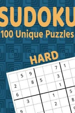 Cover of Sudoku 100 Unique Puzzles Hard