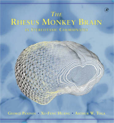 Book cover for The Rhesus Monkey Brain in Sterotaxic Coordinates