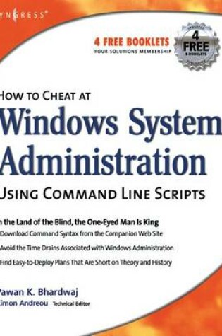 Cover of How to Cheat at Windows System Administration Using Command Line Scripts