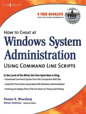 Cover of How to Cheat at Windows System Administration Using Command Line Scripts