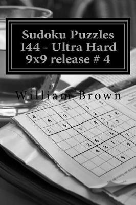 Cover of Sudoku Puzzles 144 - Ultra Hard 9x9 4
