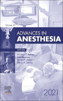 Book cover for Advances in Anesthesia, 2021
