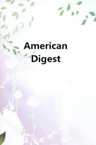 Cover of American Digest