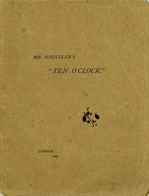 Book cover for Mr. Whistler's Ten O'Clock