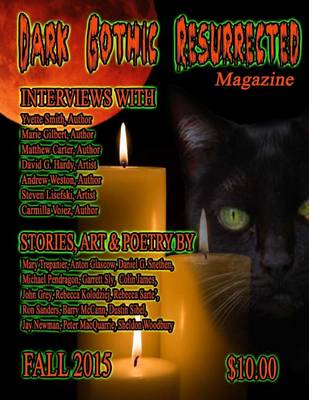 Book cover for Dark Gothic Resurrected Magazine Fall 2015