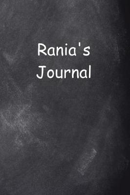 Book cover for Rania Personalized Name Journal Custom Name Gift Idea Rania