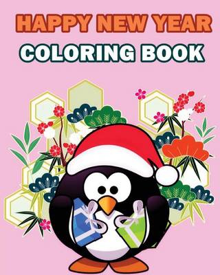 Book cover for Happy New Year Coloring Book