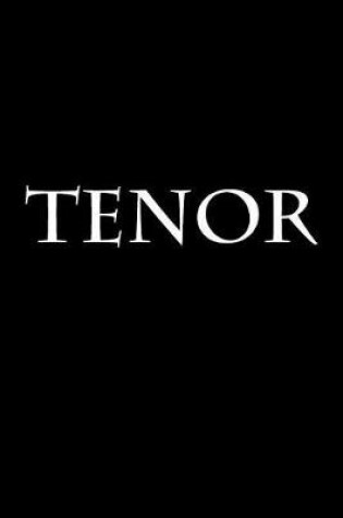 Cover of Tenor