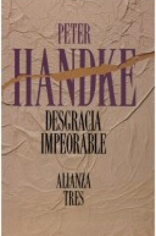 Cover of Desgracia Impeorable