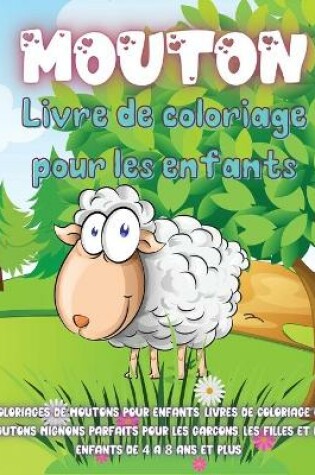 Cover of Mouton Livre de Coloriage Pour les Enfants