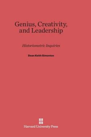 Cover of Genius, Creativity, and Leadership