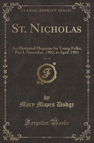 Cover of St. Nicholas, Vol. 30