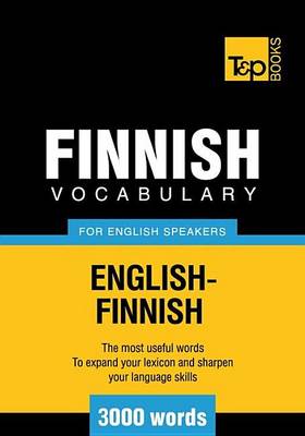 Book cover for Finnish Vocabulary for English Speakers - English-Finnish - 3000 Words