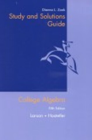 Cover of College Algebra Student Study Guide, Fifth Edition