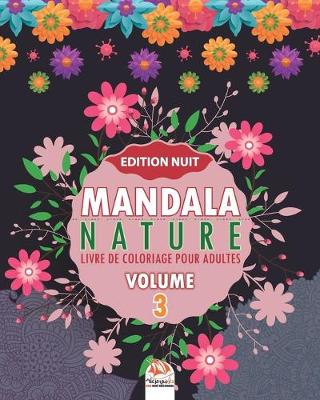 Book cover for Mandala nature -Volume 3 - Edition nuit