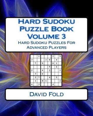 Book cover for Hard Sudoku Puzzle Book Volume 3