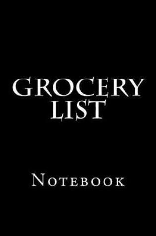 Cover of Grocery List