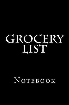 Book cover for Grocery List