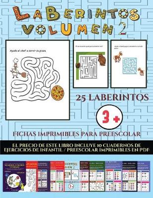 Cover of Fichas imprimibles para preescolar (Laberintos - Volumen 2)