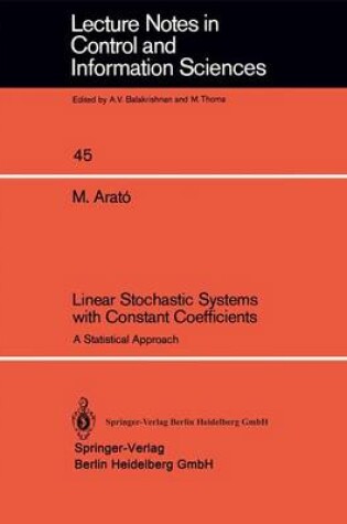 Cover of Linear Stochastic Systems with Constant Coefficients