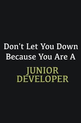 Book cover for Don't let you down because you are a Junior Developer