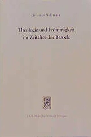 Cover of Theologie Und Frommigkeit Im Zeitalter Des Barock