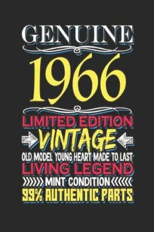 Cover of Genuine 1966 Limited Edition Vintage Old Model Young Heart Made to Last Living Legend Mint Condition 99% Authentic Parts