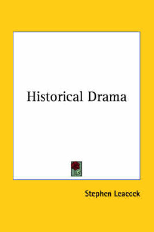 Cover of Historical Drama