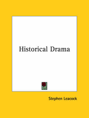 Book cover for Historical Drama