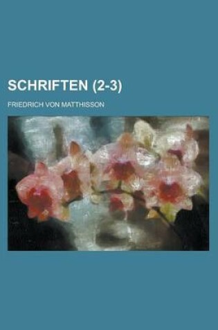 Cover of Schriften (2-3)