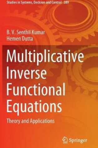 Cover of Multiplicative Inverse Functional Equations