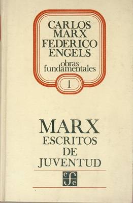 Book cover for Marx, Escritos de Juventud 1