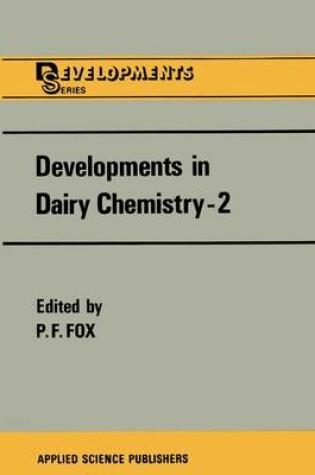 Cover of Developments in Dairy Chemistry