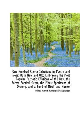 Book cover for One Hundred Choice Selections in Poetry and Prose