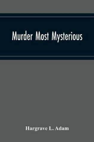 Cover of Murder Most Mysterious