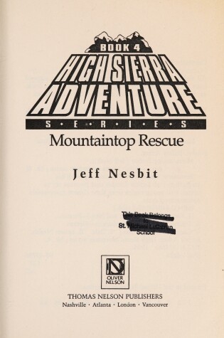 Cover of Mountaintop Rescue