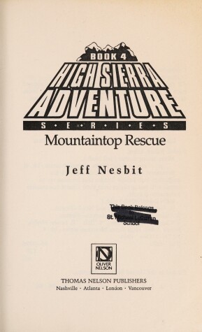 Cover of Mountaintop Rescue