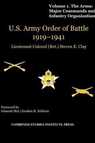 Cover of United States Army Order of Battle 1919-1941. Volume I. The Arms