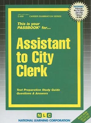 Book cover for Assistant to City Clerk