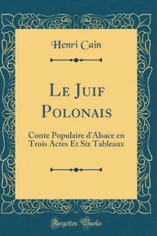 Cover of Le Juif Polonais