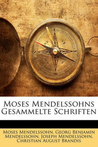 Cover of Moses Mendelssohns Gesammelte Schriften, Fuenfter Band