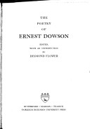 Book cover for The Poetry of Ernest Dowson